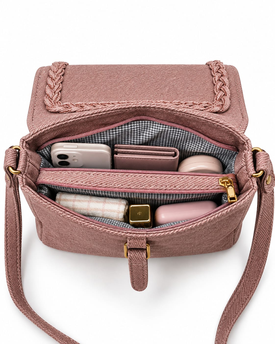 Nayelle Braided Crossbody Bag