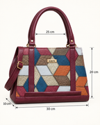 Mireya Patchwork Handbag
