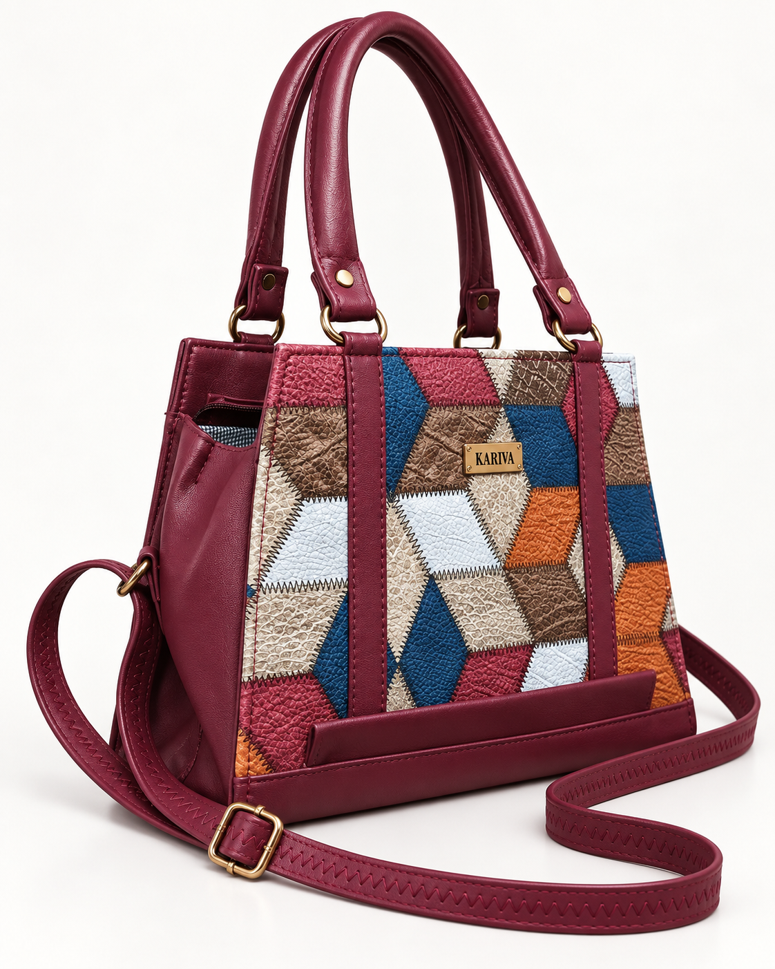 Mireya Patchwork Handbag